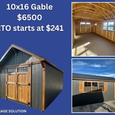10x16 Gable