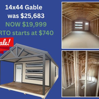 14x44 Gable